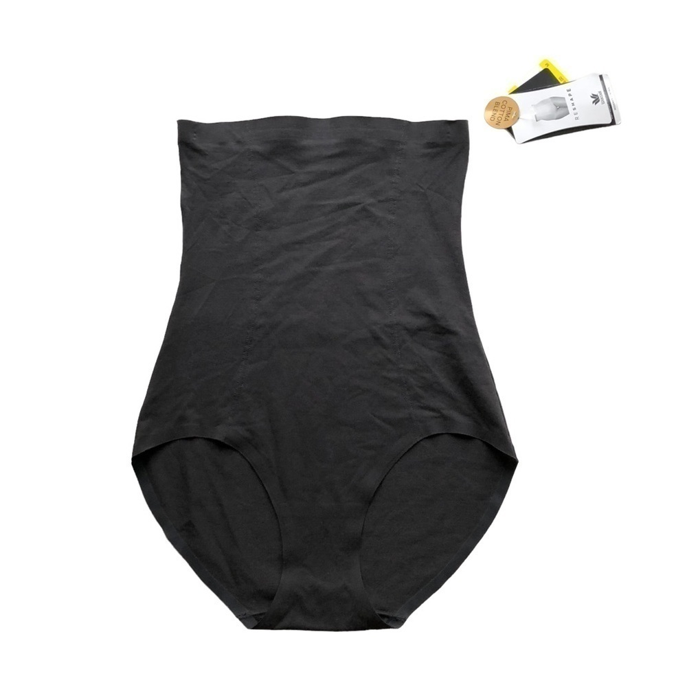 Wacoal Pima Cotton Blend Reshape High Waist Brief Black NWT